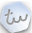 typewise logo white emblem