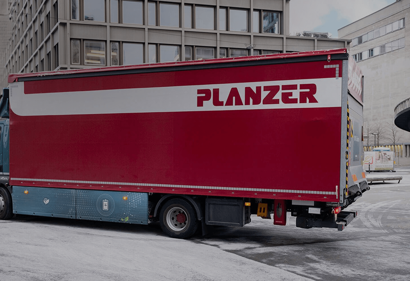 Planzer delivery van